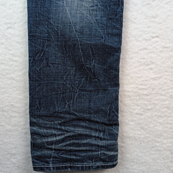 Big Star Liv Jeans Women's 28 Blue Straight Leg Distressed Stretch - Picture 6 of 9